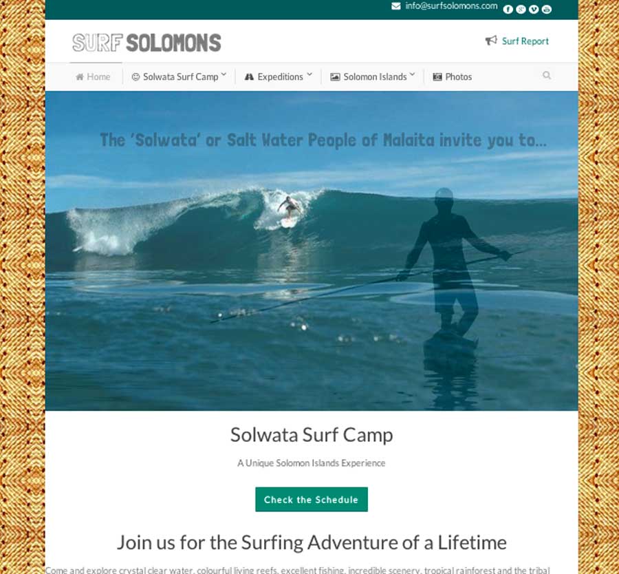 Surf Solomons Wordpressit Website Development
