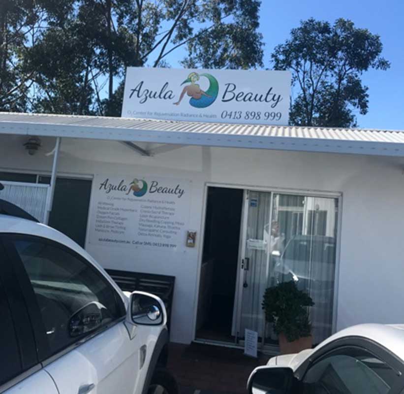 Azula Beauty Graphic Design Signage Wordpressit Loretta Faulkner