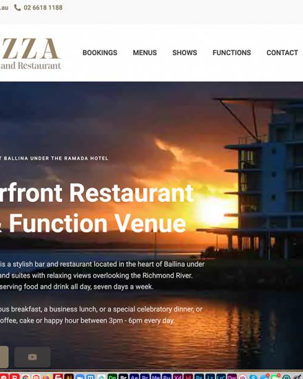 Mezza at the Point Ballina website clean fast and secure