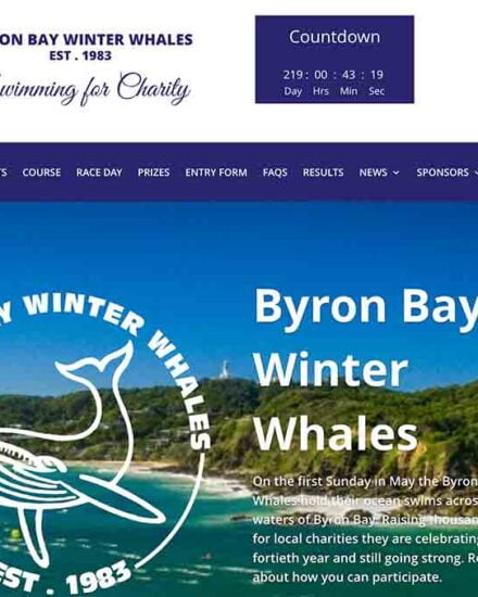 byron bay winter whales website build and rebrand wordpressit byron bay